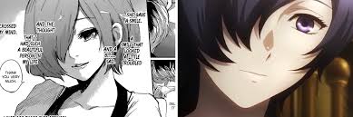 All except for joy, personally. Toukatan Tokyo Ghoul Re Manga Vs Anime