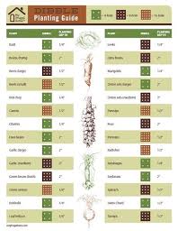 Dibble Planting Guide Garden Reference Garden Planning