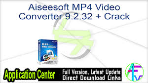 Thankfully, free vob to mp4 converter has created a convenient solution to the problem with its ability to turn those files into the universal mp4 file type. Aiseesoft Mp4 Video Converter 9 2 32 Crack Free Download