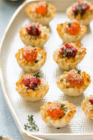 They can be filled with any variety of filling, from sweet to savory or . Goat Cheese Phyllo Cup Appetizer No Spoon Necessary