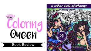 Anime character anime coloring pages for adults have an image associated with the other. Mermaids Fairies Other Girls Of Whimsy Adult Coloring Book Youtube