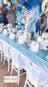 Kara S Party Ideas Frozen Birthday Party Kara S Party Ideas In 2020 Elsa Birthday Party Frozen Birthday Decorations Disney Frozen Birthday Party