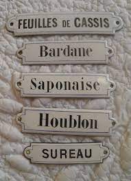 plaques emaillees d herboriste plaque emaillee lettre a bardane
