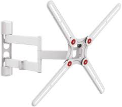 Flat panel mount tv stands. Amazon Com Barkan White Tv Wall Mount 13 65 Inch Full Motion Articulating 4 Movement Flat Curved Screen Bracket Holds Up To 88 Lbs Patented Ul Listed Fits Led Oled Lcd Electronics