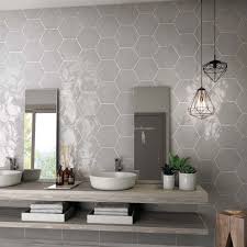 Scandiano Hexagon Bathroom Decor Accessories Mosaic Bathroom Tile Mosaic Tile Bathroom Floor