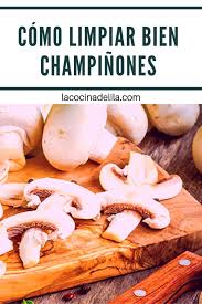 Saca los champiñones del horno, decora con. Como Limpiar Champinones 2020 En 2020 Recetas De Cocina Faciles Champinones Recetas De Cocina