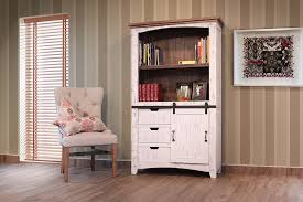 What kind of wood is a tall bookcase made of? Bradley S Furniture Etc Rustic Bookshelves