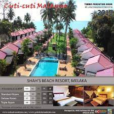 Shah's beach resort in malakka liegt an einem privatstrand. Facebook