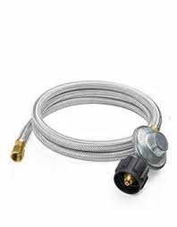 Take the regulator hose assembly off and this little gem screws right on there. Blackstone Braided Stainless Steel Propane Adapter Hose With Regulator 5154 Outdoor Home Store