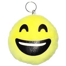 Porte Cle Sac Peluche Smiley Jaune Cameleon Shop Fr Porte Cle Peluche Sac