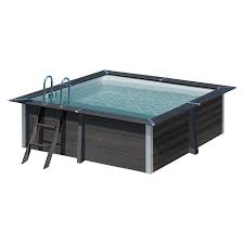 Gre Pool Komplettset Square L X B X H 326 X 326 X 96 Cm Fassungsvermogen 6 600 L Ba Schwimmbader Hinterhof Hinterhof Pool Landschaftsbau Schwimmbaddecks