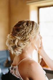 A Travel Themed Wedding At The Mountain Mermaid Feathered Arrow Wedding Planning Bridal Hair And Makeup Fish Tail Braid Travel Theme Wedding