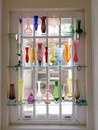25 Cool And Ingenious Display Shelves For A Superb Household Homesthetics Inspiring Ideas For Your Home Shelves In Front Of Kitchen Window Glass Shelves Window Shelves