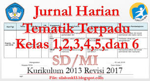 Kkm dan jurnal harian k13 tematik kelas 6 sd semester 2 kurikulum 2013 revisi 2018, kalender pendidikan dan jadwal pelajaran k13 kelas 6 sd adalah daftar harian persiapan guru untuk mengajar dikelas, sehingga memudahkan guru untuk mempersiapkan pembelajaran dikelas. Jurnal Harian Tematik Kelas 1 2 3 4 5 Dan 6 Sd Mi Kurikulum 2013 Revisi 2017 K13 Zaman Now