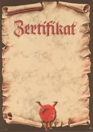 Onlineshop zum preiswerten selbst gestalten und drucken. Vorlage Zertifikat