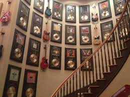 Rock Star Gallery This Is A True Stairway To Heaven Check Out How One Of Our Very Good Clients Has Displayed His Collec Stairway To Heaven Rockstar Stairways