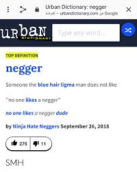Urban Dictionary Negger D Urbandictionarycom Google Type Any Word Dictionary Top Definition Negger Someone The Blue Hair Ligma Man Does Not Like No One Likes A Negger No One Likes A Negger Dude