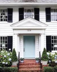 Check spelling or type a new query. A Blueprint For Color Martha Stewart Home Garden White Exterior Houses Exterior House Colors White House Black Shutters