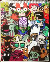 Cn Villains Part Of A 3 Part Anniversary Piece I Was Supposed To Have Finished This Piece For Cn S 25th Anni Tom And Jerry Cartoon Network Cartoon Crossovers