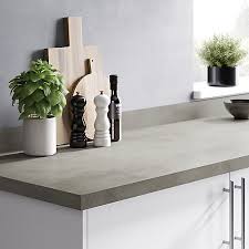 Grey kitchen ideas brings an excellent breakthrough idea in designing our kitchen. Goodhome 38mm Kala Matt Grey Concrete Effect Laminate Particle Board Square Edge Kitchen Breakfast Bar Worktop L 2000mm Tradepoint