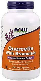 Amazon Com Now Supplements Quercetin With Bromelain 240 Veg Capsules Health Personal Care Bromelain Quercetin Now Foods