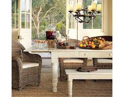 White Harvest Table Via Pottery Barn Pottery Barn Dining Room Decor Modern Patio Furniture