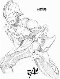 Download gambar sketsa ultraman 5 cara untuk menggambar dinosaurus. Ultraman Nexus Inkpen Sketch By Dmario On Deviantart