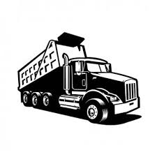 Dump Truck Toy Silhouette Free Vector Eps Cdr Ai Svg Vector Illustration Graphic Art