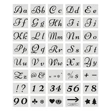 When it comes to letters, case refers to whether letters are written in larger uppercase form, which is also often known as majuscule or capital letters, or . 40pcs Set English Letter Stencils For Painting Mould Alphabet Signs Calligraphy Font Upper Lowercase Letters Reusable 66 Wall Stickers Aliexpress