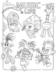 We loved the first trolls movie and have really been looking forward to this one. Trolls World Tour Coloring Pages Print For Free New Trolls