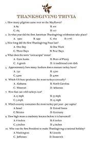 One point per answer and the team . Two Thanksgiving Trivia Printables 24 7 Moms