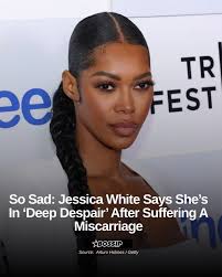 Model Jessica White is grappling with intense grief and despair after  suffering the devastating experience of a miscarriage. More