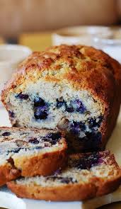 Moist Banana Bread With Blueberries In 2020 Blueberry Banana Bread Weight Watcher Banana Bread Yogurt Banana Bread