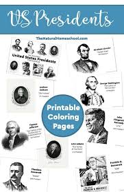 Us Presidents Coloring Pages For Kids Free Printable Book Homeschool Giveaways Us Presidents History For Kids Coloring Pages For Kids