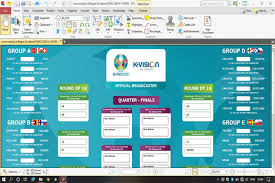 Berikut ini jadwal piala eropa 2020 (euro 2020) yang digelar, selasa (22/6/2021) atau rabu dini hari wib. Download Aplikasi Otomatis Jadwal Euro 2020 2021 Format Excel Dan Bagan Lengkap Cs Daily