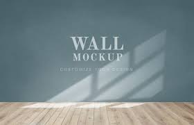 Download Empty Room With A Green Wall Mockup For Free Wall Signage Empty Room Green Wall