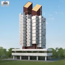 Nakagin Capsule Tower 3d Model Max C4d Obj 3ds Fbx Lwo Stl 3dexport Com By Humster3d Nakagin Capsule Tower 3d Model 3d Architecture