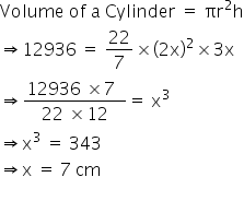 Mastering wrapping of flex items. The Ratio Between The Radiuds Of The Base The Height Of The Cylinder Is 2 3 If The Volume Of The Cylinder Is 12936 Cm Cube Find The Radius Of The Base