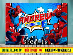 Spiderman Backdrop Spiderman Backdrop Birthday Spiderman Banner Digital File Personalize Spiderman Party Spiderman Party Supplies Spiderman Birthday Party See more ideas about spiderman, spiderman theme, spiderman art. spiderman party supplies