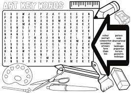 Make your own custom word art easily. Art And Design Key Words Wordsearch And Colouring Sheet Teaching Resources