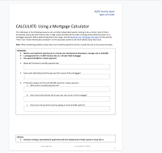 Media.cheggcdn.com › ngpf savings answer key. Ngpf Activity Bank Types Of Credit Calculate Using A Mortgage Calculator The Individuals In The Following Scenarios Are Currently Independent Course Hero