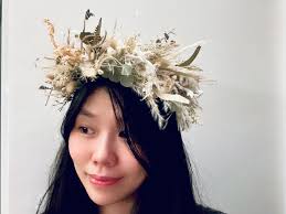 Summer Daisy Dried Flower Crown