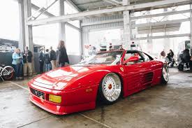 The ferrari isn't supposed to be even close to that fast. Ferrari 348 Rines Bbs Rs