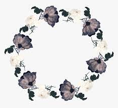 Search and find more on vippng. Elegant Transparent Watercolor Garland Corona De Flores Png Blanco Y Negro Png Download Kindpng