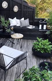 Outdoor Outdoorliving Terrasse Patio Dekoration Schwarzebasis Gemutlich Scandidesign Skandidesign Outdoor Kitchen Patio Outdoor Rooms Patio Decor