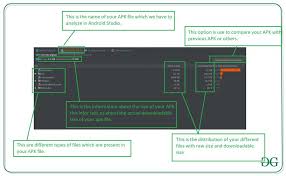 Java app / library used to obtain detailed informations about andoid apk files. Different Ways To Analyze Apk Size Of An Android App In Android Studio Geeksforgeeks
