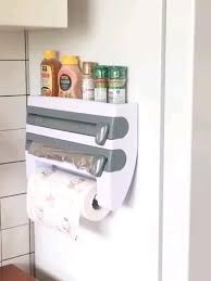 Foil Cutter Storage Rack Video In 2020 Kitchen Organization Kitchen Organizer Rack Kitchen Foil