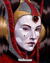 Presidents' Day? No thanks. Let celebrate this Queen instead. Queen Amidala  for @topps Antiquities. I don't think this one has been pulled yet! . . . .  #queenamidala #padme #padmeamidala #thephantommenace #attackoftheclones #