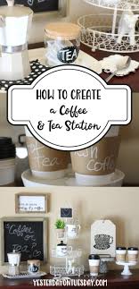 Coffee is my boo wooden sign hobby lobby 12x4x1 1/2. How To Create A Coffee And Tea Station Yesterday On Tuesday