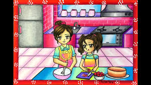 Lengkap dari mewarnai gambar pemandangan, hewan, buah, kartun, orang, dll. Gambar Ibu Sedang Memasak Kartun Mudah